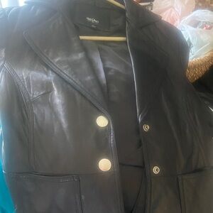 Mossimo Supply Co. Black Leather Jacket